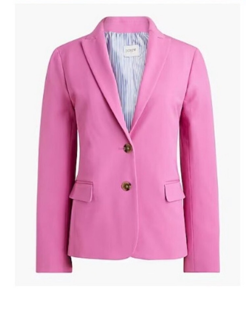 J. Crew Pink Tailored 2 Button Blazer Jacket  Pink 6 new $198 - Picture 4 of 8